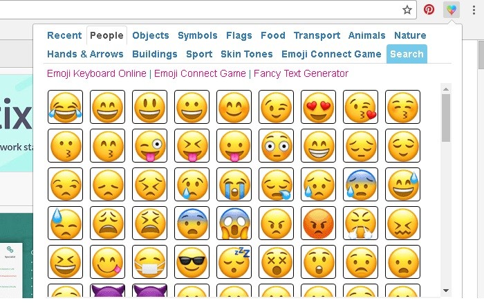 Chrome Emoji Klavye Ekleme