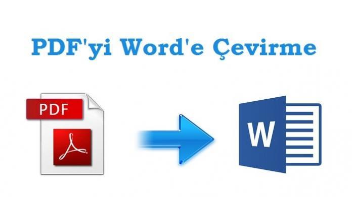 PDF dosyasini Word Cevirme