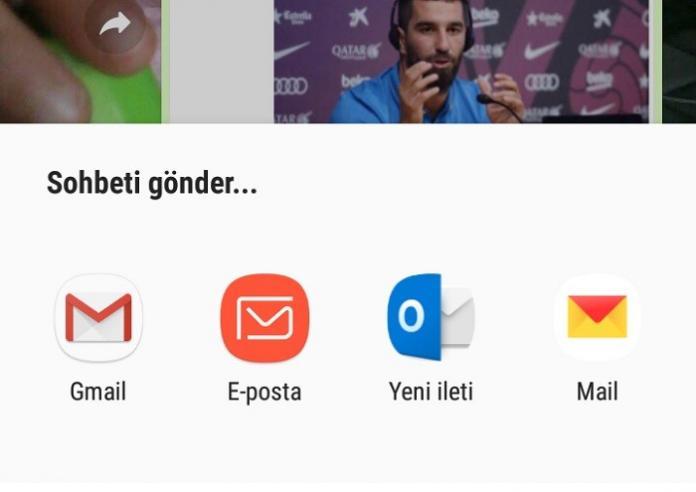 WhatsApp konusma gecmisi indirme