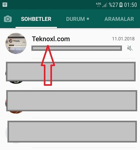 Whatsapp sohbet e-posta ile gonderme