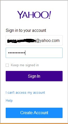 Yahoo Mail Oturum Aç