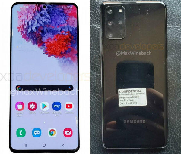 Samsung Galaxy S20+ Görüntüleri Ortaya Çıktı!