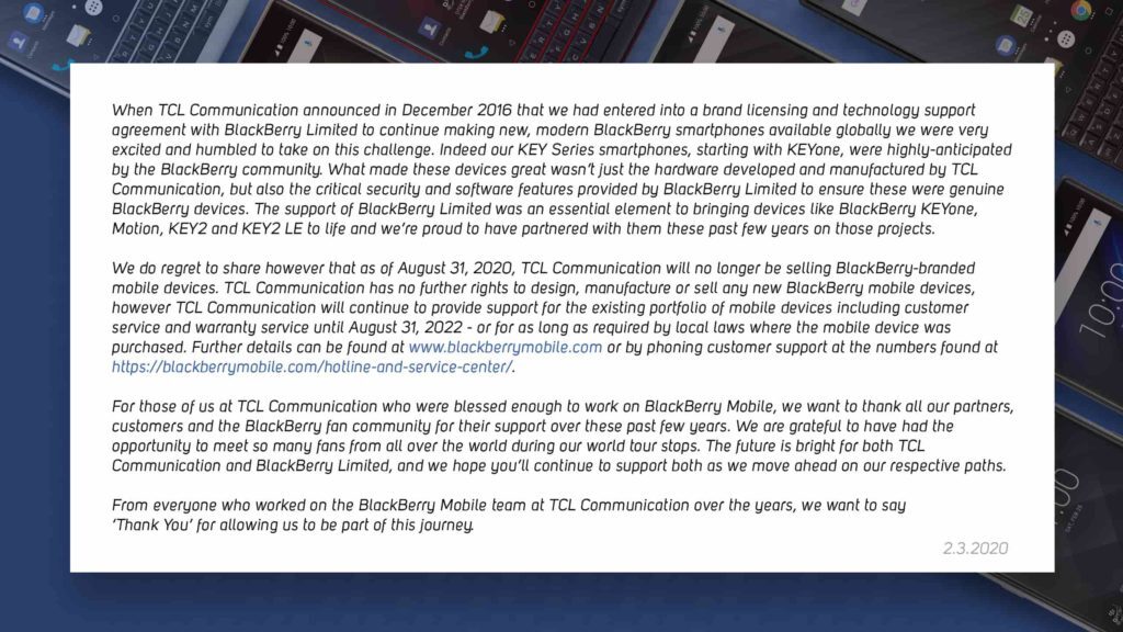BlackBerry Açıklama