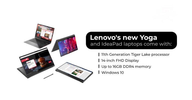 Lenovo IdeaPad Slim 5i, Yoga 7i ve Yoga 9i Dizüstü Bilgisayarlar Piyasaya Sürüldü!