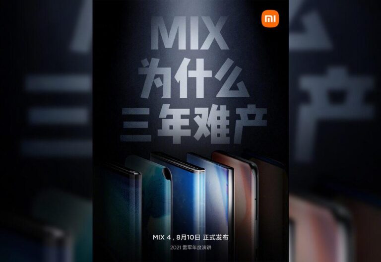 Xiaomi Mi Mix 4 Resmen Açıklandı!